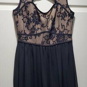 Elegant Black Lace Dress